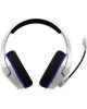 HYPERX Гарнитура игровая Stinger Core Wireless PS5 (CS002-WA), для компьютера и игровых консолей, мониторные, радио, белый / голубой [4p5j1aa]