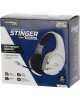 HYPERX Гарнитура игровая Stinger Core Wireless PS5 (CS002-WA), для компьютера и игровых консолей, мониторные, радио, белый / голубой [4p5j1aa]