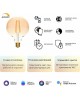 GAUSS Умная лампа Smart Home G95 E27 Wi-Fi (1320112)