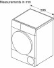 BOSCH Сушильная машина Serie 4 WTN86202ME пан.англ. кл.энер.:A макс.загр.:8кг серебристый