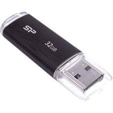 SILICON POWER Флеш Диск 32GB Ultima U02 SP032GBUF2U02V1K USB2.0 черный