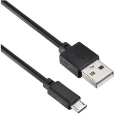 DIGMA Кабель MICROUSB-2M-BLK USB (m)-micro USB (m) 2м черный
