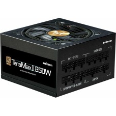 ZALMAN Блок питания 850W TeraMax II (ATX12V v3.0, APFC, 12cm Fan, 80+ Gold Gen5, Full Modular, Retail) (ZM850-TMX2)
