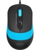A4TECH Мышь Fstyler FM10 черный/синий оптическая 1600dpi USB 4but (FM10 BLUE)