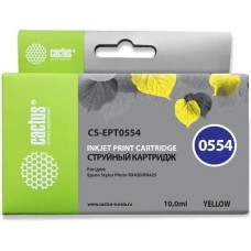 CACTUS Картридж CS-EPT0554, T0554, желтый / CS-EPT0554