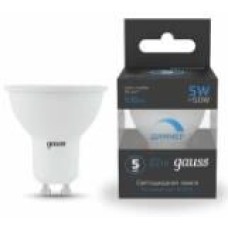 GAUSS Лампа светодиодная 101506305 5Вт цок.:GU10 рефлек. 220B 6500K св.свеч.бел.хол. (упак.:10шт)