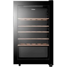 Винный шкаф HAIER Винный шкаф однокамерный FWC33GA вместимость: 33 бутылок, черный