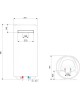 Водонагреватель накопительный электрический ARISTON BLU1 ECO ABS PW 65 V SLIM 3700556