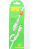 Кабель HOCO (6931474711687) X40 USB (m)-microUSB (m) 1.0м - белый
