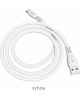 Кабель HOCO (6931474711687) X40 USB (m)-microUSB (m) 1.0м - белый