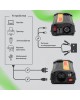 Автоинвертор DIGMA AI400-12W 400Вт