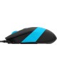 A4TECH Мышь Fstyler FM10 черный/синий оптическая 1600dpi USB 4but (FM10 BLUE)