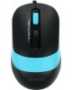 A4TECH Мышь Fstyler FM10 черный/синий оптическая 1600dpi USB 4but (FM10 BLUE)