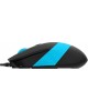 A4TECH Мышь Fstyler FM10 черный/синий оптическая 1600dpi USB 4but (FM10 BLUE)
