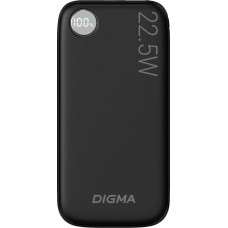 DIGMA Мобильный аккумулятор DGPF10B 10000mAh QC3.0/PD3.0 22.5W 3A USB-A/USB-C черный (DGPF10B22PBK)