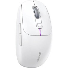 мышь UGREEN Беспроводная компьютерная мышь игровая MU103 (15629) Gaming Lightweight Wireless Mouse USB Wired&2.4 GHz&BT. Цвет: белый