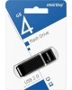 USB флеш SMARTBUY (SB4GBQZ-K) 4GB QUARTZ SERIES BLACK