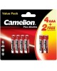 Элементы питания CAMELION (14112) 4+2LR03-BP