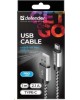 USB кабель DEFENDER (87815) USB09-03T PRO USB2.0, AM-TYPE-C, 1.0м, белый