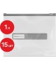 Набор пакетов MASTER HOUSE Zip-Lock с бегунком,20х17 см, 1 литр, 15 шт 75166