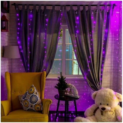 Гирлянда NEON-NIGHT (315-987) ДОЖДЬ ИЗ РОСЫ 3х3 м, 300 LED, розовый, IP20, USB + пульт управления Гирлянда NEON-NIGHT (315-987) ДОЖДЬ ИЗ РОСЫ 3х3 м, 300 LED, розовый, IP20, USB + пульт управления