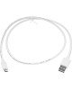 NONAME Кабель 2A Square USB (m)-micro USB (m) 0.75м белый