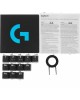 LOGITECH Клавиатура G513 Tactile (GX Brown switches), USB, c подставкой для запястий, заводское нанесение кириллицы, черный [920-009329]