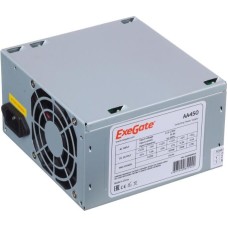 Блок питания EXEGATE 450W AA450, ATX, 8cm fan, 24p+4p, 2*SATA, 1*IDE (EX253683RUS)