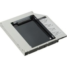 салазки для HDD AGESTAR сменный бокс для HDD/SSD (SSMR2S) SATA-SATA, металл-пластик, черный, 2.5 (14250)