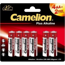 Элементы питания CAMELION (14113) 4+2LR6-BP