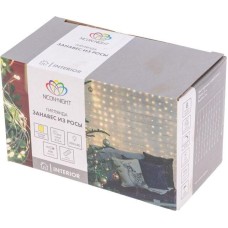 Гирлянда NEON-NIGHT (315-986) ДОЖДЬ ИЗ РОСЫ 3х3 м, 300 LED, теплый белый, IP20, USB + пульт управления