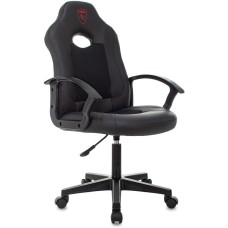 кресло ZOMBIE Кресло игровое 11LT, на колесиках, эко.кожа/ткань, черный [ 11lt black]