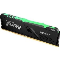 KINGSTON Память DDR4 32GB 3200MHz KF432C16BB2A/32 Fury Beast RGB RTL Gaming PC4-25600 CL16 DIMM 288-pin 1.35В dual rank с радиатором Ret