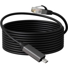 кабель BURO Кабель BU-USB-C-LAN1000-2m USB Type-C (m) RJ-45 (m) 2м черный (пакет)