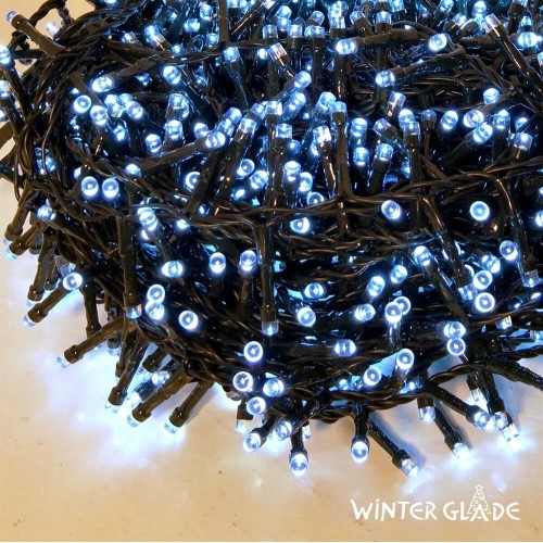 Электрогирлянда WINTER GLADE Холодный белый свет 370 ламп Электрогирлянда WINTER GLADE Холодный белый свет 370 ламп