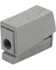 Клемма REXANT (07-2401-10) Строительно-монтажная клемма СМК 224-101 для светильника на 1 проводник (1,0-2,5)/(0,5-2,5) мм , серая (10 шт./уп.)