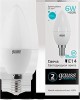 GAUSS Лампа светодиодная Elementary 6Вт цок.:E14 свеча 220B 4100K св.свеч.бел.нейт. C37 (упак.:10шт) (33126)