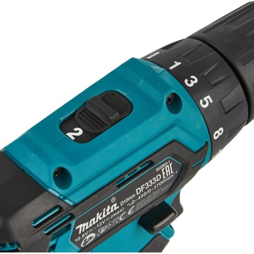 MAKITA Дрель-шуруповерт DF333DWAE, 2Ач, с двумя аккумуляторами MAKITA Дрель-шуруповерт DF333DWAE, 2Ач, с двумя аккумуляторами