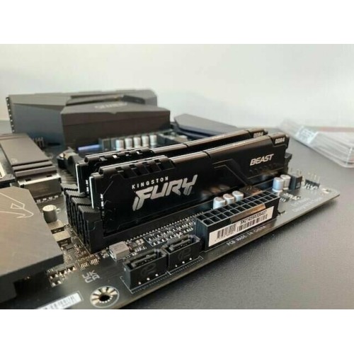 KINGSTON Память DIMM DDR4 16Gb PC25600 3200MHz CL16 1.2В FURY Beast Black (KF432C16BB/16) KINGSTON Память DIMM DDR4 16Gb PC25600 3200MHz CL16 1.2В FURY Beast Black (KF432C16BB/16)