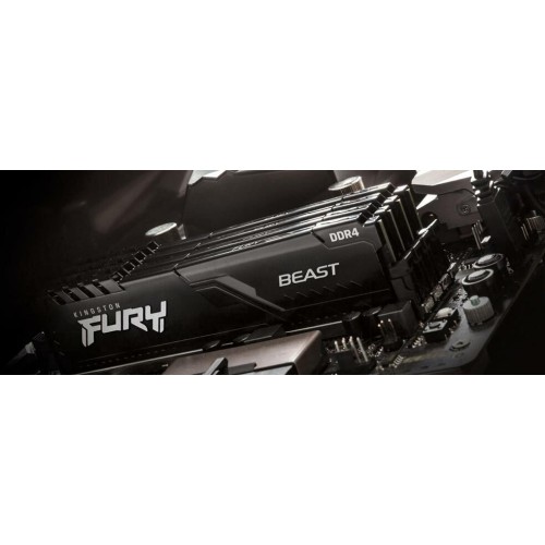 KINGSTON Память DIMM DDR4 16Gb PC25600 3200MHz CL16 1.2В FURY Beast Black (KF432C16BB/16) KINGSTON Память DIMM DDR4 16Gb PC25600 3200MHz CL16 1.2В FURY Beast Black (KF432C16BB/16)