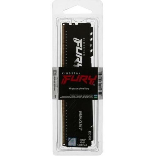 KINGSTON Память DIMM DDR4 16Gb PC25600 3200MHz CL16 1.2В FURY Beast Black (KF432C16BB/16) KINGSTON Память DIMM DDR4 16Gb PC25600 3200MHz CL16 1.2В FURY Beast Black (KF432C16BB/16)