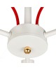 HIPER Люстра Siena H002-3, 3 х 60 Вт, белый/золото