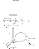 HIPER Люстра Siena H002-3, 3 х 60 Вт, белый/золото