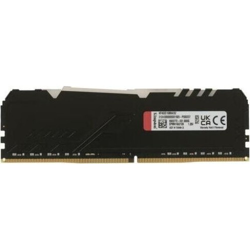 KINGSTON Память DDR4 32GB 3200MHz KF432C16BB2A/32 Fury Beast RGB RTL Gaming PC4-25600 CL16 DIMM 288-pin 1.35В dual rank с радиатором Ret KINGSTON Память DDR4 32GB 3200MHz KF432C16BB2A/32 Fury Beast RGB RTL Gaming PC4-25600 CL16 DIMM 288-pin 1.35В dual rank с радиатором Ret
