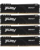 KINGSTON Оперативная память Fury Beast Black KF432C16BBK4/128 DDR4 - 4x 32ГБ 3200МГц, DIMM, Ret