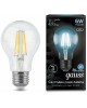 GAUSS Лампа филам. Filament A60 6Вт цок.:E27 груша 220B 4100K св.свеч.бел.нейт. (упак.:1шт) (102802206)