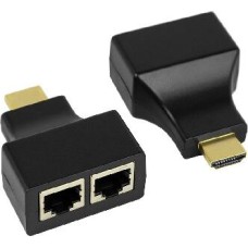 Кабель HDMI REXANT (17-6916) HDMI УДЛИНИТЕЛЬ ПО ВИТОЙ ПАРЕ RJ-45(8P-8C)
