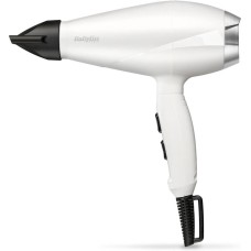BABYLISS Фен 6704WE, 2000Вт, белый и серебристый