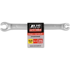 AVS TOOLS Ключ гаечный разрезной (06х08 мм) AVS K40608