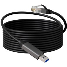 кабель BURO Кабель BU-USB-A-LAN1000-2m USB A (m) RJ-45 (m) 2м черный (пакет)